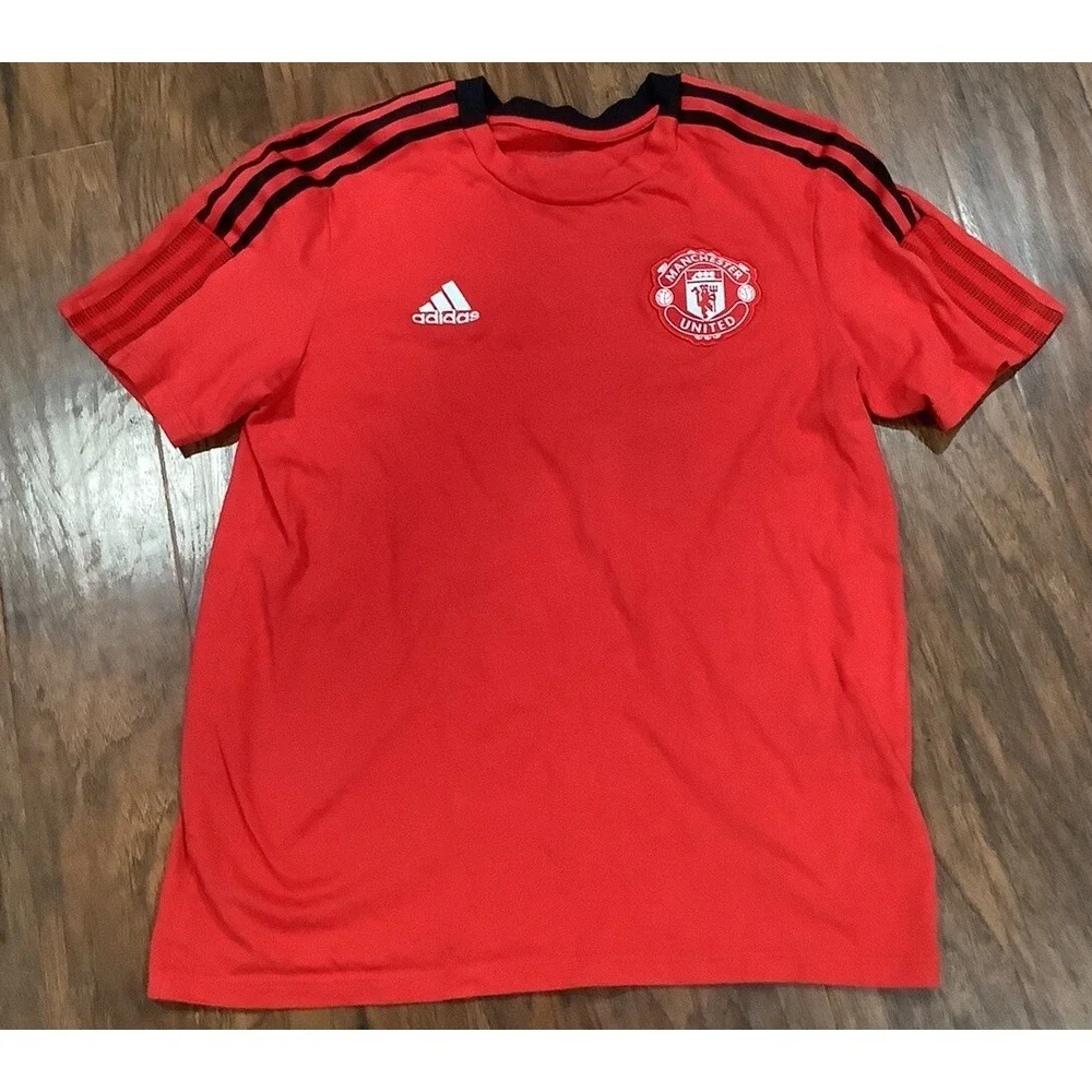 2021-22 Men's Adidas Manchester United Soccer Training Jersey M Man U